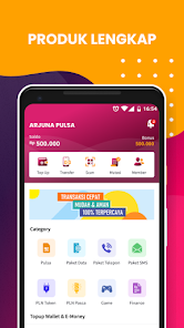 aplikasi arjuna pulsa produk lengkap